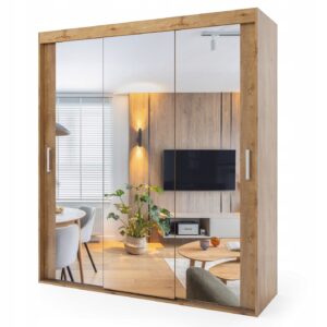 Szafa przesuwna trzydrzwiowa - AVILLA 200 x 235 cm, 18 mm