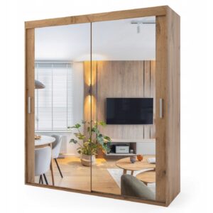 Szafa przesuwna dwudrzwiowa - MADRYT 190 x 215 cm, 18 mm