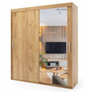 Szafa przesuwna dwudrzwiowa - MERIDA 150 x 225 cm, 18 mm