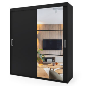 Szafa przesuwna dwudrzwiowa - MERIDA 160 x 255 cm, 18 mm