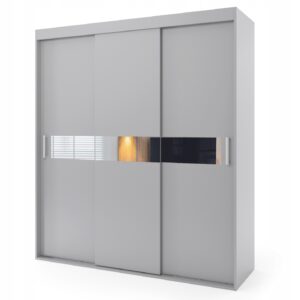 Szafa przesuwna trzydrzwiowa - PALERMO 250 x 255 cm, 18 mm