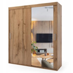 Szafa przesuwna dwudrzwiowa - WALENCJA 190 x 225 cm, 18 mm