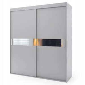 Szafa przesuwna dwudrzwiowa - TOLEDO 130 x 215 cm, 18 mm