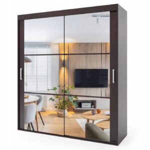 Szafa przesuwna dwudrzwiowa - RIMINI 200 x 265 cm, 18 mm