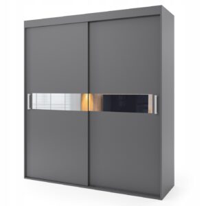 Szafa przesuwna dwudrzwiowa - TOLEDO 170 x 255 cm, 18 mm
