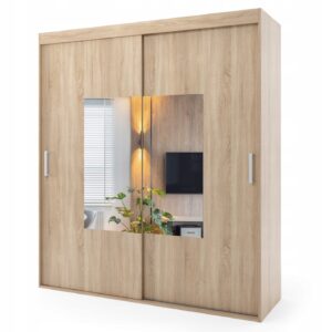 Szafa przesuwna dwudrzwiowa - FLORENCJA 150 x 205 cm, 18 mm