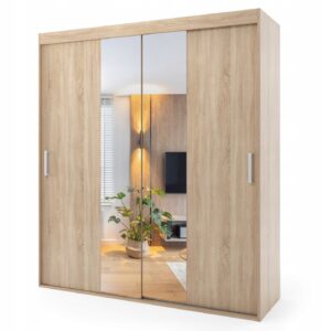 ...Szafa przesuwna dwudrzwiowa - BARCELONA 200 x 205 cm, 18 mm