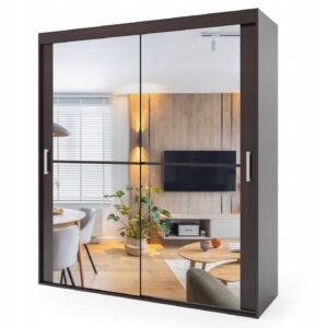 Szafa przesuwna dwudrzwiowa - WERONA 130 x 225 cm, 18 mm