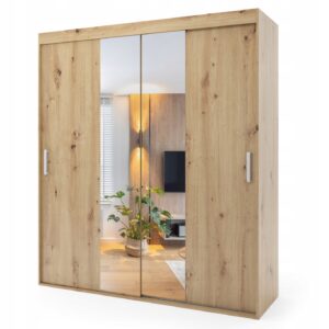 ...Szafa przesuwna dwudrzwiowa - BARCELONA 170 x 205 cm, 18 mm