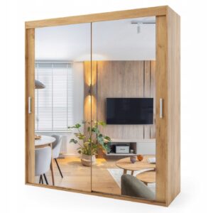 Szafa przesuwna dwudrzwiowa - MADRYT 160 x 265 cm, 18 mm