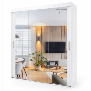 Szafa przesuwna trzydrzwiowa - AVILLA 180 x 205 cm, 18 mm