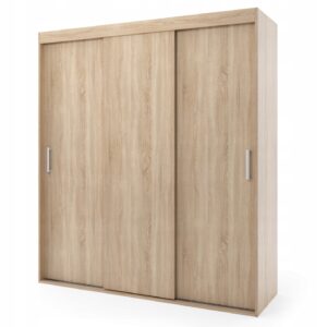 Szafa przesuwna trzydrzwiowa - MURCJA 240 x 265 cm, 18 mm