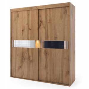 Szafa przesuwna dwudrzwiowa - TOLEDO 120 x 225 cm, 18 mm