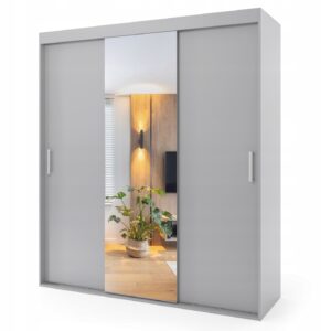 Szafa przesuwna trzydrzwiowa - IBIZA 180 x 255 cm, 18 mm
