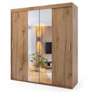 ...Szafa przesuwna dwudrzwiowa - BARCELONA 150 x 225 cm, 18 mm