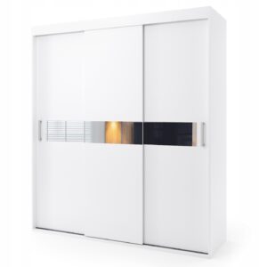 Szafa przesuwna trzydrzwiowa - PALERMO 250 x 205 cm, 18 mm