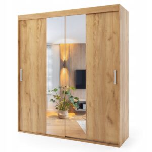 ...Szafa przesuwna dwudrzwiowa - BARCELONA 160 x 265 cm, 18 mm