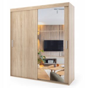 Szafa przesuwna dwudrzwiowa - MERIDA 170 x 245 cm, 18 mm