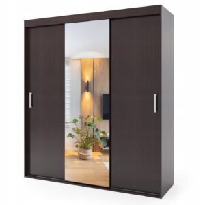 Szafa przesuwna trzydrzwiowa - IBIZA 190 x 245 cm, 18 mm
