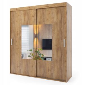 Szafa przesuwna dwudrzwiowa - FLORENCJA 180 x 255 cm, 18 mm