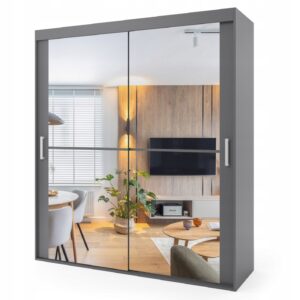 Szafa przesuwna dwudrzwiowa - WERONA 130 x 255 cm, 18 mm