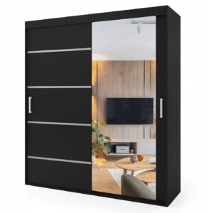 Szafa przesuwna dwudrzwiowa - MATERA 150 x 225 cm, 18 mm