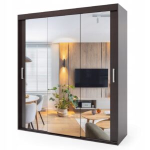 Szafa przesuwna trzydrzwiowa - AVILLA 200 x 245 cm, 18 mm