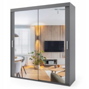 Szafa przesuwna dwudrzwiowa - MADRYT 170 x 235 cm, 18 mm